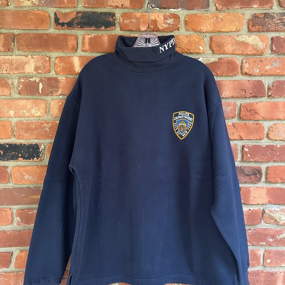 NYPD Embroidered Turtleneck Long Sleeve